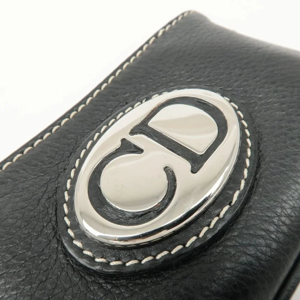 ❤️Authentic Christian Dior CD Logo Leather Coin Case❤️